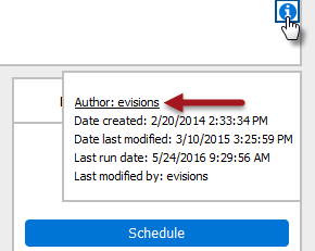 Edit author link on the small info popup that appears when you click the "i" icon.